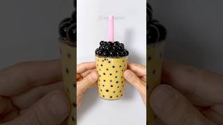 역재생 버블티 말랑이⏪⏪⏪Reverse Play🧋Boba Tea Squishy DIY with Nano Tape 실리콘테이프 [upl. by Aehsila]