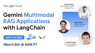 Gemini Multimodal RAG Applications with LangChain [upl. by Anirbas]