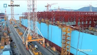 Maersk  Building the TripleE Timelapse [upl. by Aeresed]