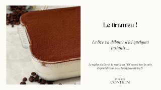 Conticini en Live 12  Le tiramisu [upl. by Yvad]