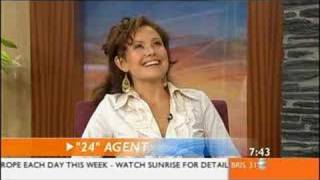 Reiko Aylesworth interview season 4 in Australia [upl. by Cirdet]