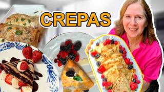 RECETA FÁCIL PARA HACER CREPAS IRRESISTIBLES [upl. by Leuqim48]