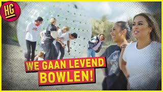 Marijn quotHet was gewoon BIJNA MISHANDELINGquot  Hooligirls spelen LEVEND BOWLING op het STRAND [upl. by Limber663]