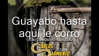 Guayabo hasta aquí le corro [upl. by Tica]