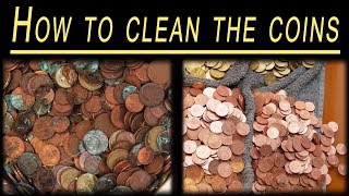 How to clean coins  timelapse of sorting and packing [upl. by Onstad]