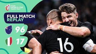 All Blacks 14 tries stun the Azzurri  New Zealand v Italy  Rugby World Cup 2023 Full Match Replay [upl. by Indyc322]