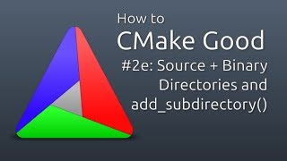 How to CMake Good  2e  SourceBinary Directories and addsubdirectory [upl. by Eilahs]