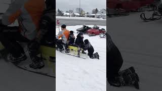 2023 Naubinway Youth Snowmobile Ride [upl. by Kassel]