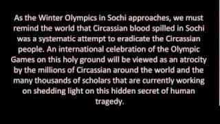 Putin IOC Speech  Lies About The Sochi Olympics  Hiding Truth Of Circassian Genocide [upl. by Airdnazxela413]