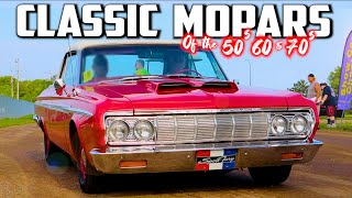 MOPAR MUSCLE CARS Over an HOUR of JUST MOPARS Classic Mopar Muscle Cars Classic Car Show USA [upl. by Ignacio906]