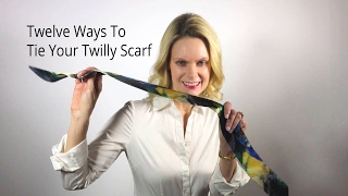 12 Ways To Tie Your Twilly Scarf [upl. by Anital105]