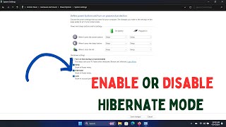 How to Enable or Disable Hibernate Mode in Windows 11 [upl. by Lacram]