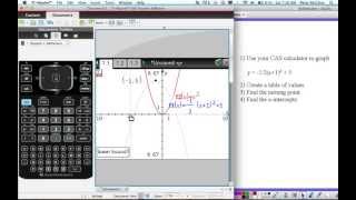 CAS  Graphing Parabolas [upl. by Enimassej518]