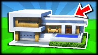 COMMENT CONSTRUIRE UNE MAISON MODERNE  🏠🏠 Tuto Build Minecraft [upl. by Adnala]