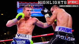 Canelo crushes Kovalev  CaneloMunguia [upl. by Hujsak]