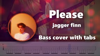 Please  jagger finn Bass cover with TABS [upl. by Nnahgiel915]