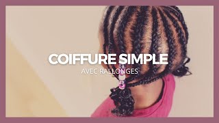 COIFFURE AVEC RALLONGES POUR PETITES FILLES  Lue Exina [upl. by Corney]