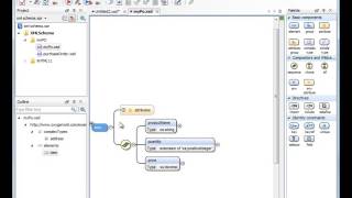 Developing XML Schemas in Oxygen XML Editor 132 [upl. by Alda427]