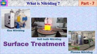 Surface Treatment Part7  What is Gas  Salt bath  Plasma nitriding process  New mechanical mind [upl. by Llerad]