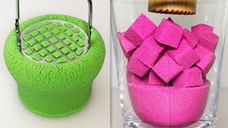 Kinetic Sand Compilation set★ASMR SOAP★ Splitting gypsum  Cutting soap cubes [upl. by Chainey]