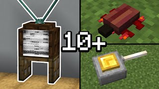 10 Build Hacks in Minecraft 15 [upl. by Sinnel878]