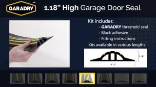 Garadry Garage Door Threshold Seals  The Product Range [upl. by Haldane]