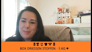 🆕 BOX DRIESSEN STOFFEN 5KG DE NOVEMBRE 2021 ♥ [upl. by Anicul]