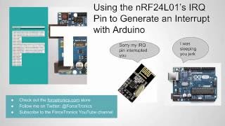 Using the nRF24L01’s IRQ Pin to Generate an Interrupt with Arduino [upl. by Eggett]