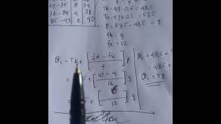 Menentukan kuartil ke1 data kelompok [upl. by Offen]