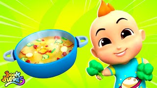 Vegetable Song  Eat Healthy Nursery Rhymes And Baby Songs by Boom Buddies [upl. by Nonnac]