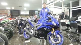 【速報‼】2019 YZFR25 ABS初公開！エンジンサウンド収録しています [upl. by Kcirrek]