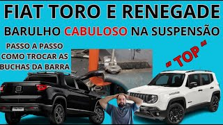 FIAT TORO E RENEGADE  BARULHO CABULOSO na Suspensão INSCRITO Estava a 2 Anos com esse Barulho [upl. by Frida]