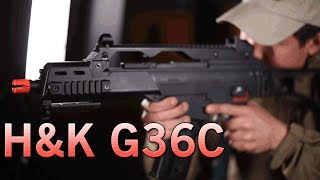 HampK G36C AEG by KWA  Great For CQB  Famous 2GX Gearbox  Airsoft GI [upl. by Anirbas]