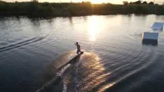 Wakespot  wyciąg wakeboardowy w Owińskach  manocopter [upl. by Thorley]