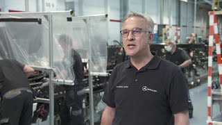 Wiederanlauf der Produktion im MercedesBenz Werk Wörth [upl. by Leonsis]