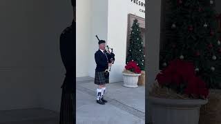 Bagpiping outside Memorial [upl. by Enale277]