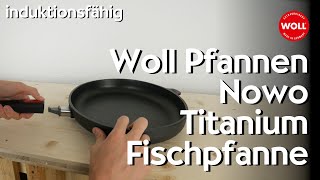 Woll Pfannen Nowo Fischpfanne oval induktionsfähig  Hertie [upl. by Lindon]