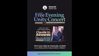 Unity Concert with Claude Edwards [upl. by Stutzman]