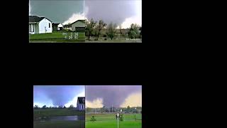 Wichita Andover Kansas F5 Tornado  Synced View  1991 Part 2 V06 [upl. by Fesoy]