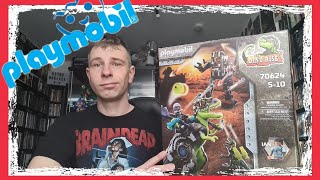 Playmobil Dino Rise 70624  TRex  Gefecht der Giganten Playset Unboxing [upl. by Linders]