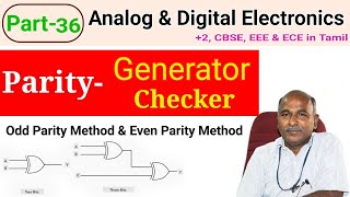 Parity Generator and Parity Checker in tamil [upl. by Emmer353]