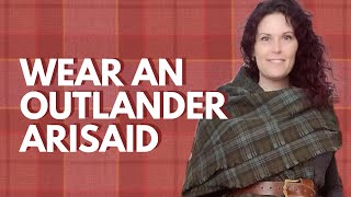 How to Wear an OUTLANDER Arisaid with Kristen Jones [upl. by Lleuqram]