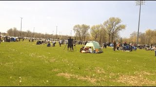 2024 Total Solar Eclipse Timelapse  Carbondale IL [upl. by Enialehs]