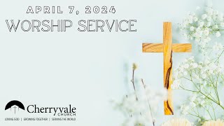 April 7 2024 Sunday Worship Service at Cherryvale UMC Staunton VA [upl. by Haslam]