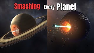 Smashing Every Planet in Solar Smash 😱 [upl. by Idzik897]