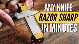 How to Sharpen ANY Knife RAZOR Sharp with Work Sharp Field Sharpener [upl. by Innattirb]