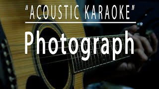 Photograph  Ed Sheeran Acoustic karaoke [upl. by Bjork757]