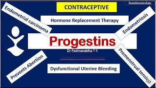 Progestins Part 1 Progestins Actions Progesterone [upl. by Nesline]