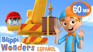 Grúas  Blippi Wonders  Caricaturas para niños  Dibujos Animados Educativos [upl. by Tuddor202]