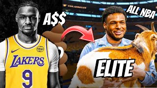 BRONNY JAMES WAS TRASH NOW IS HE ELITE REACTION [upl. by Lowrance]